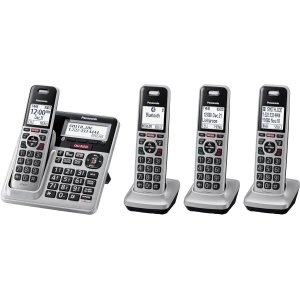 Panasonic KX-TG994 DECT 6.0 Bluetooth 4-Handset Phone Bundle